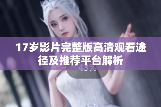 17岁影片完整版高清观看途径及推荐平台解析