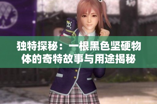 独特探秘：一根黑色坚硬物体的奇特故事与用途揭秘