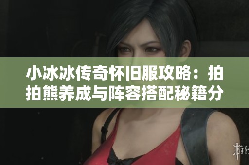 小冰冰传奇怀旧服攻略：拍拍熊养成与阵容搭配秘籍分享