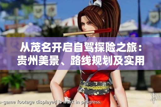 从茂名开启自驾探险之旅：贵州美景、路线规划及实用旅行建议全面指南