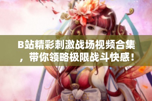 B站精彩刺激战场视频合集，带你领略极限战斗快感！