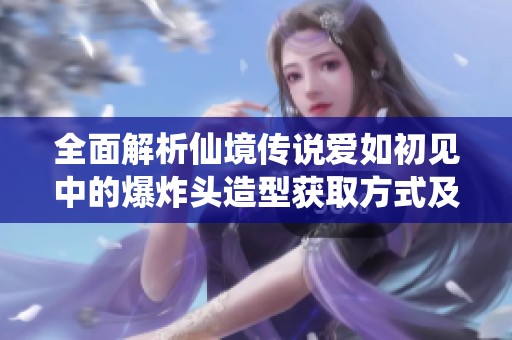 全面解析仙境传说爱如初见中的爆炸头造型获取方式及其消除方法技巧