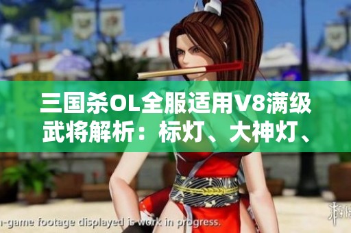 三国杀OL全服适用V8满级武将解析：标灯、大神灯、将灯、界灯、国灯全面解析与玩法指南