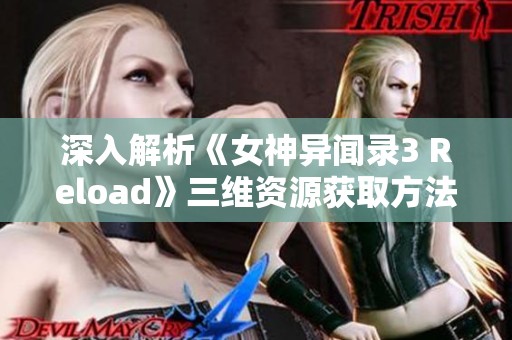 深入解析《女神异闻录3 Reload》三维资源获取方法与独特策略分享