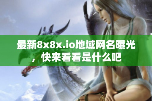 最新8x8x.io地域网名曝光，快来看看是什么吧