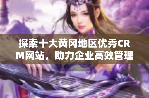 探索十大黄冈地区优秀CRM网站，助力企业高效管理客户关系