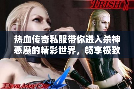 热血传奇私服带你进入杀神恶魔的精彩世界，畅享极致战斗与巅峰对决体验