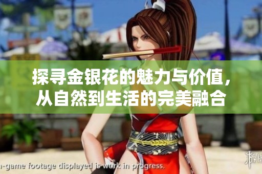 探寻金银花的魅力与价值，从自然到生活的完美融合