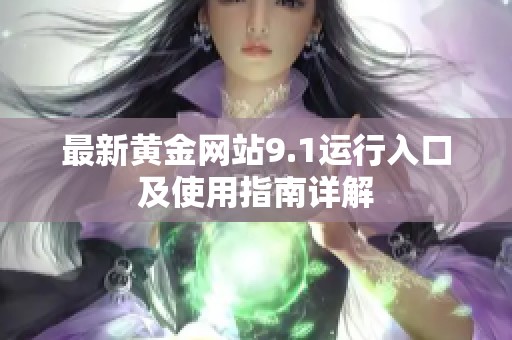 最新黄金网站9.1运行入口及使用指南详解