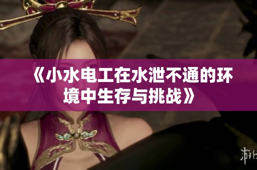 《小水电工在水泄不通的环境中生存与挑战》